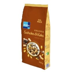 Kölln 10 321 005 Kölln Müsli Knusper Schoko & Keks 4x1150g