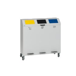 VAR 21264 VAR Wertstoffsortierer WSS 108 selbstlöschend lichtgrau