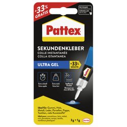 Pattex PSG2C Pattex Sekundenkleber Ultra Gel Tube 3g