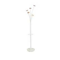 ALBA PMFESTW BC Alba Garderobenständer Festival 5Haken 187cm ws/hbr