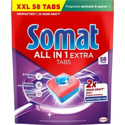 Somat SA58D Somat Spülmaschinentabs All in 1 Extra 58St