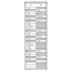 Legamaster An- und Abwesenheitstafel PROFESSIONAL 26 x 77 cm (B x H)
