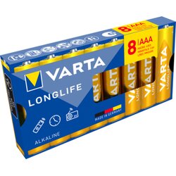Varta 4103101478 Varta Batterie Longlife AAA 1,5V 8St