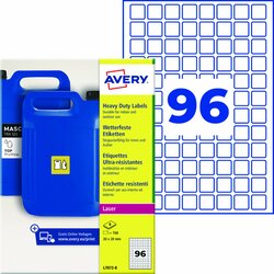 Avery Zweckform L7072-8 Avery Zweckform Etikett 20x20mm wetterfest 768St