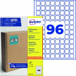 Avery Zweckform L7131-10 Avery Zweckform Etikett 20x20mm perm 960St