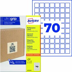 Avery Zweckform L7132-30 Avery Zweckform Etikett 25x25mm perm 2100St