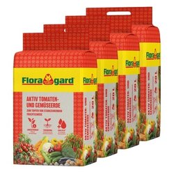 Floragard 134738 Floragard Gartenerde Aktiv Tomaten & Gemüse 4x20l