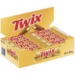 TWIX® Schokoriegel 32 x 50 g/Pack.