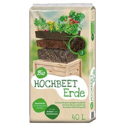 Floragard 116165 Floragard Gartenerde Hochbeet braun 40l