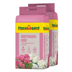 Floragard 134503 Floragard Gartenerde Hortensien rosa/weiß 2x25l