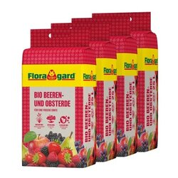 Floragard 134333 Floragard Gartenerde Beeren & Obst 4x25l