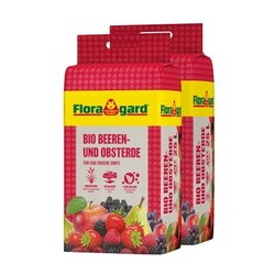 Floragard 134334 Floragard Gartenerde Beeren & Obst 2x25l