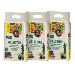 Floragard 120046 Floragard Blumenerde Universal Vielseitig 3x3l