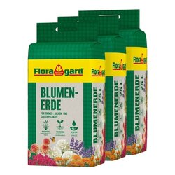 Floragard 134257 Floragard Blumenerde 3x25l