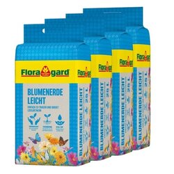 Floragard 134264 Floragard Blumenerde Leicht 4x25l