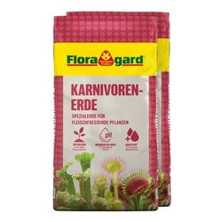 Floragard 134329 Floragard Blumenerde Fleischfressende 2x5l