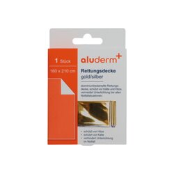 aluderm® 1008324 aluderm Rettungsdecke +Box 160x210cm go/si