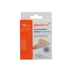 aluderm® 1008305 aluderm Fingerkuppenpflaster wasserfest 4,6x7,5cm 10St