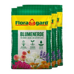 Floragard 134327 Floragard Blumenerde 3x10l