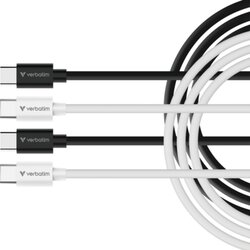 Verbatim 32391 Verbatim Kabel USB-C/USB-C 1m sw+ws 2St