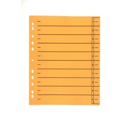 Wekre Desktops 9510608100 Wekre Trennblätter A4 Orange 100St