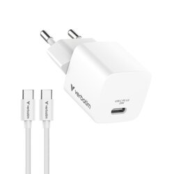 Verbatim 32396 Verbatim Ladeadapter SET Mini GaN 20W + USB-C Kabel ws