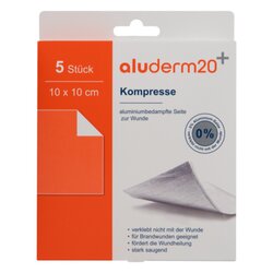 aluderm® 1008323 aluderm20 Kompresse +Box 10x10cm 5St