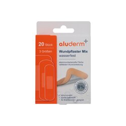 aluderm® 1008317 aluderm Wundpflaster Mix wasserfest 20St