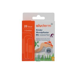 aluderm® 1008309 aluderm Kinder Wundpflaster Mix wasserfest 3St