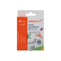 aluderm® 1008312 aluderm Kinder Wundpflaster Mix sensitiv 20St