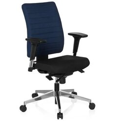 hjh OFFICE 608815 HJH Office Drehstuhl PRO-TEC 350 Stoff sw/bl