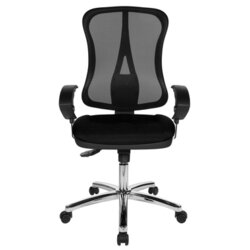 TOPSTAR HE29UG200 Topstar Bürostuhl Head Point SY verchromt/Soft-Netz sw